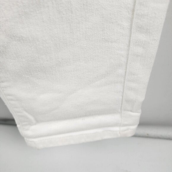Pilcro & The Letterpress Jeans Womens 30x29 White Distressed Slim Boyfriend NWT - Picture 8 of 14
